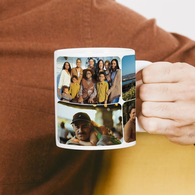 Cană personalizată cu 4 poze – Activități familie Cană personalizată cu 4 poze – Activități familie