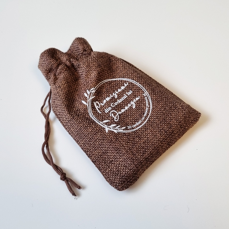 Săculeț cu promisiuni din Cuvântul lui Dumnezeu pentru EL (maro) Săculeț cu promisiuni din Cuvântul lui Dumnezeu pentru EL (maro)