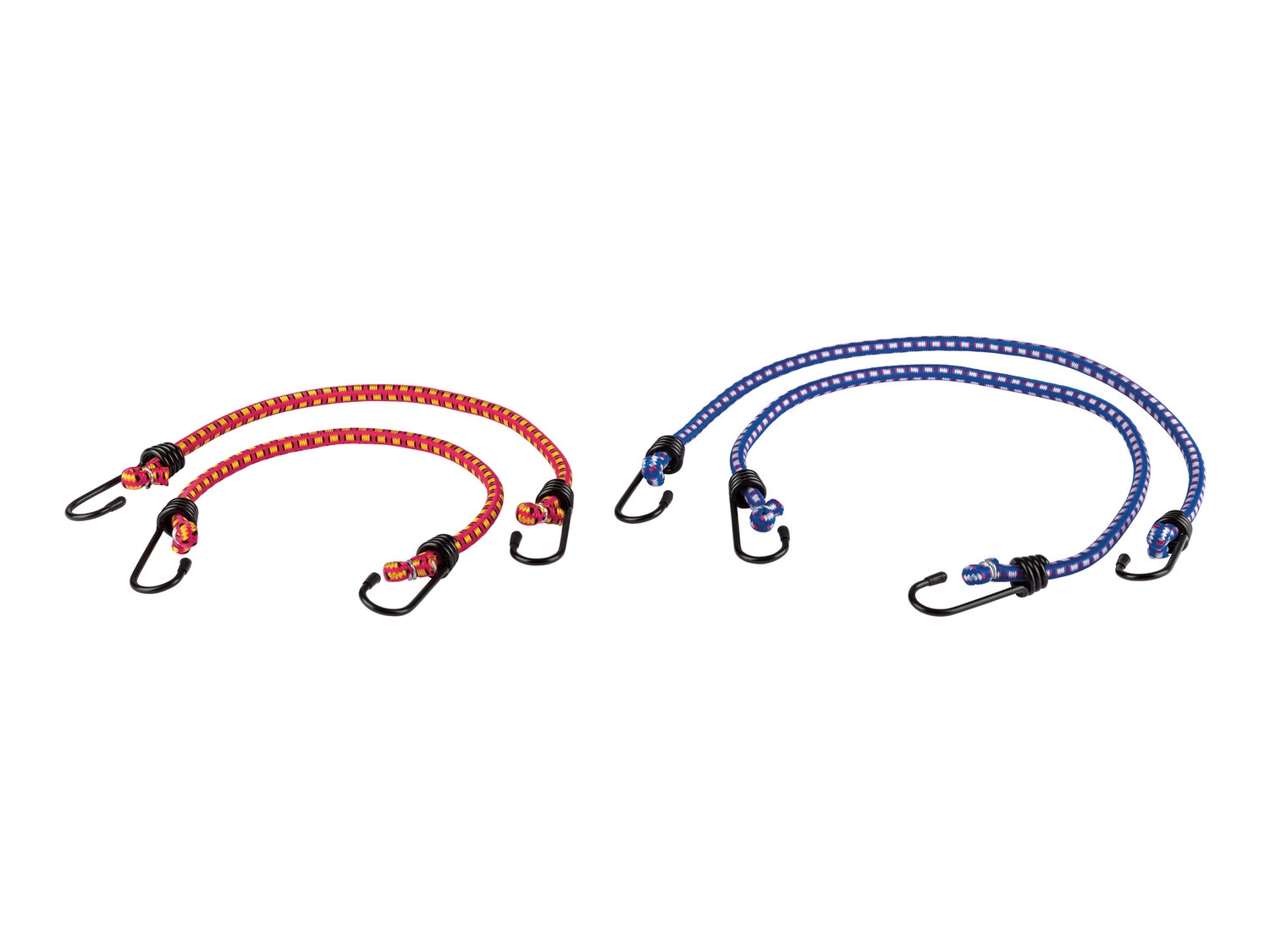 Set 4 buc corzi elastice cu carlige Set 4 buc corzi elastice cu carlige