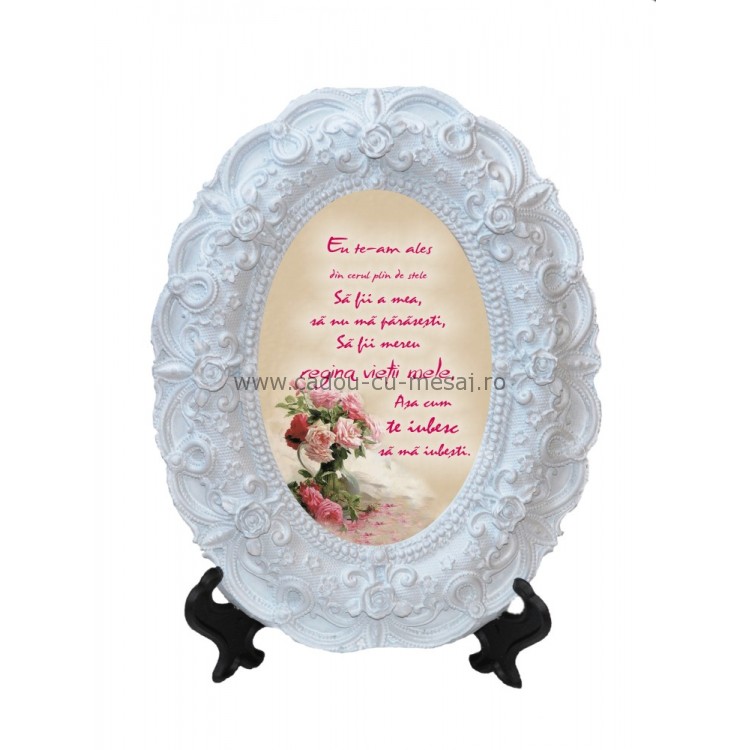 Tablou oval - Eu te-am ales