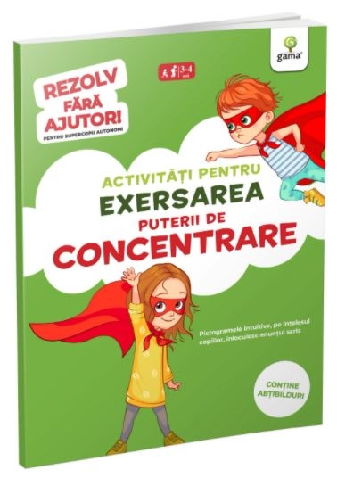 Activitati pentru exersarea puterii de concentrare - Carte cu activitati pentru copii (3-4 ani) Activitati pentru exersarea puterii de concentrare - Carte cu activitati pentru copii (3-4 ani)