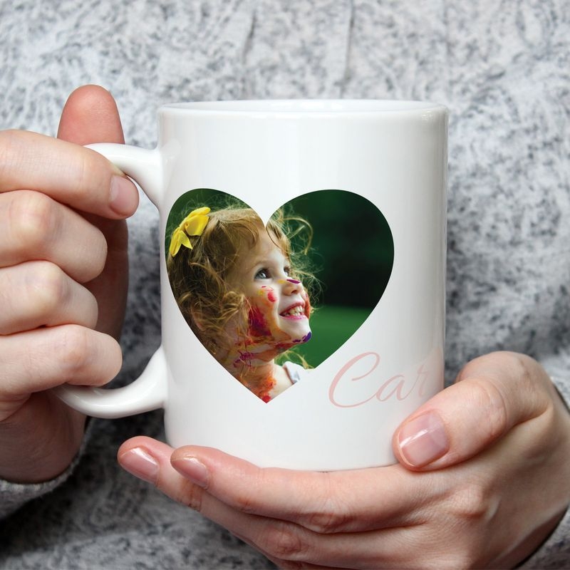 Cană personalizată cu poză și nume – Fată