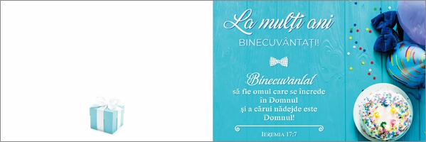 Felicitare - La multi ani binecuvantati!