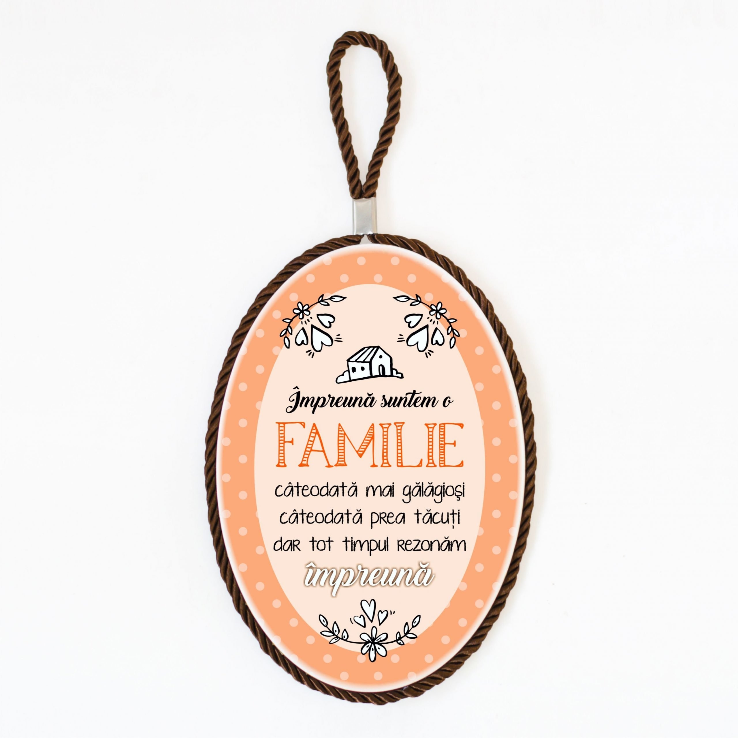 Placheta ovala - Familie (13.5x18 cm) Placheta ovala - Familie (13.5x18 cm)