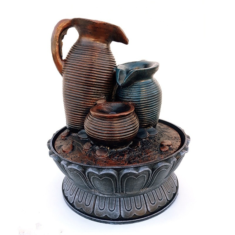 Ornament fantana rasina 3 vase Ornament fantana rasina 3 vase