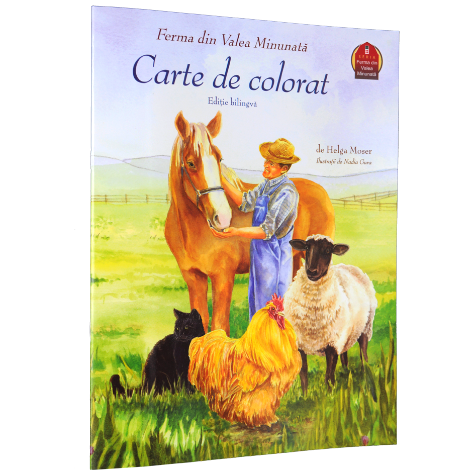Ferma din Valea Minunată - Carte de colorat pentru copii Ferma din Valea Minunată - Carte de colorat pentru copii