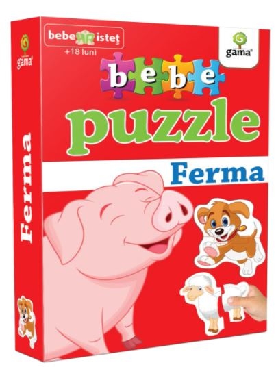 Puzzle - Ferma - Activitati pentru copii (1-3 ani) Puzzle - Ferma - Activitati pentru copii (1-3 ani)