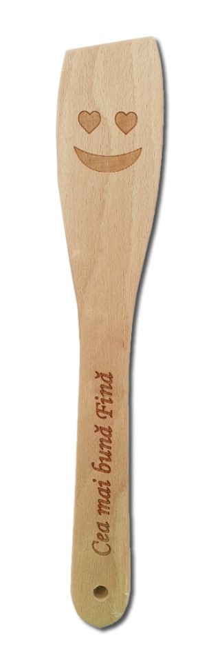 Spatula lemn personalizata - Cea mai buna Fina Spatula lemn personalizata - Cea mai buna Fina