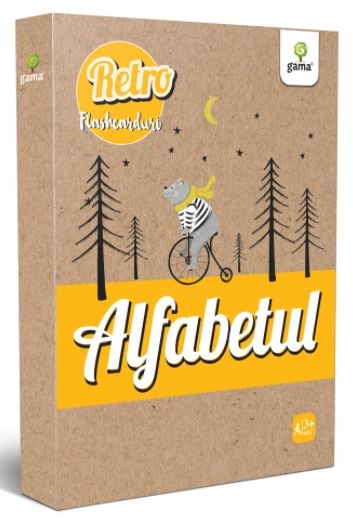 Alfabetul - Retro Flashcarduri - Activitati pentru copii (3-5 ani) Alfabetul - Retro Flashcarduri - Activitati pentru copii (3-5 ani)