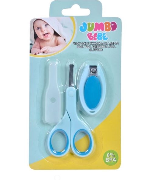 Foarfeca si unghiera pentru bebelusi, albastru (0m+) Foarfeca si unghiera pentru bebelusi, albastru (0m+)