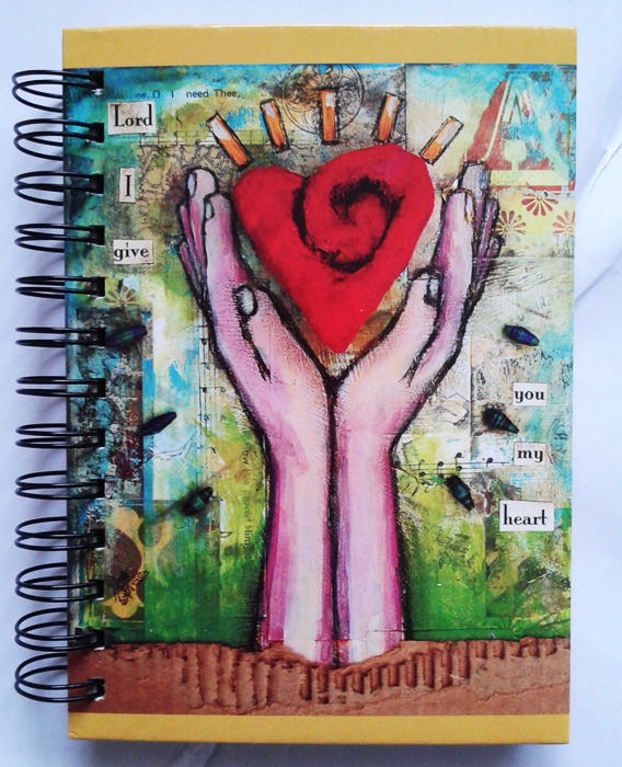 Jurnal crestin cu spirala - Lord I give you my heart Jurnal crestin cu spirala - Lord I give you my heart