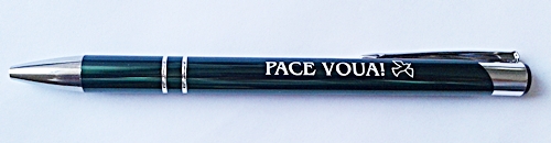 Pix cu mesaj crestin - Pace voua! (verde inchis) Pix cu mesaj crestin - Pace voua! (verde inchis)