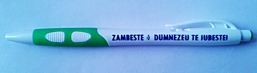 Pix cu mesaj crestin - Zambeste Dumnezeu te iubeste! Pix cu mesaj crestin - Zambeste Dumnezeu te iubeste!