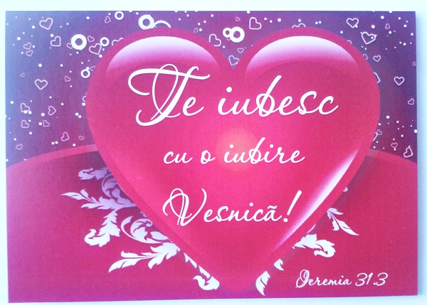 Felicitare - Ieremia 31:3 Felicitare - Ieremia 31:3