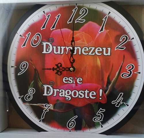 Ceas cu mesaj crestin - Dumnezeu este Dragoste! Ceas cu mesaj crestin - Dumnezeu este Dragoste!