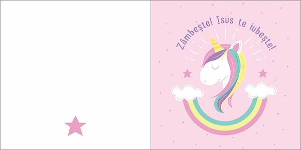 Felicitare - Zâmbește! Isus te iubește! Felicitare - Zâmbește! Isus te iubește!