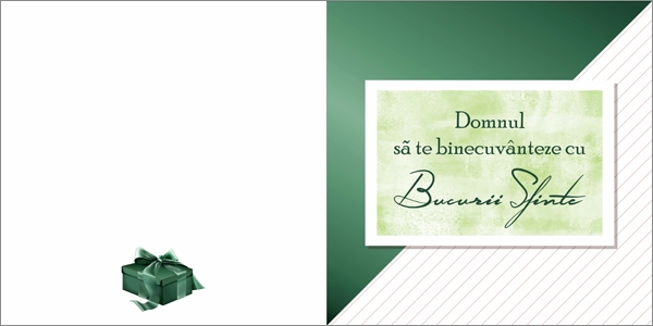 Felicitare - Domnul sa te binecuvanteze cu bucurii sfinte! Felicitare - Domnul sa te binecuvanteze cu bucurii sfinte!