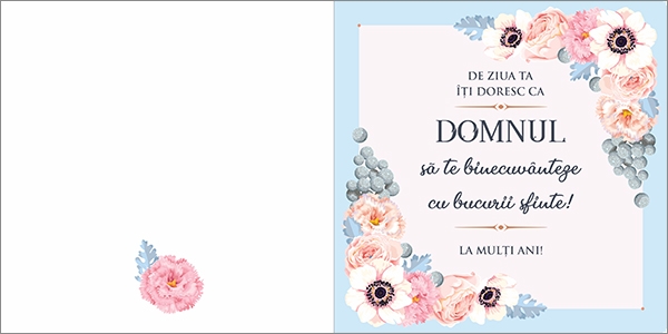 Felicitare - "La multi  ani !" De ziua ta iti doresc ca Domnul sa te binecuvanteze! Felicitare - "La multi  ani !" De ziua ta iti doresc ca Domnul sa te binecuvanteze!