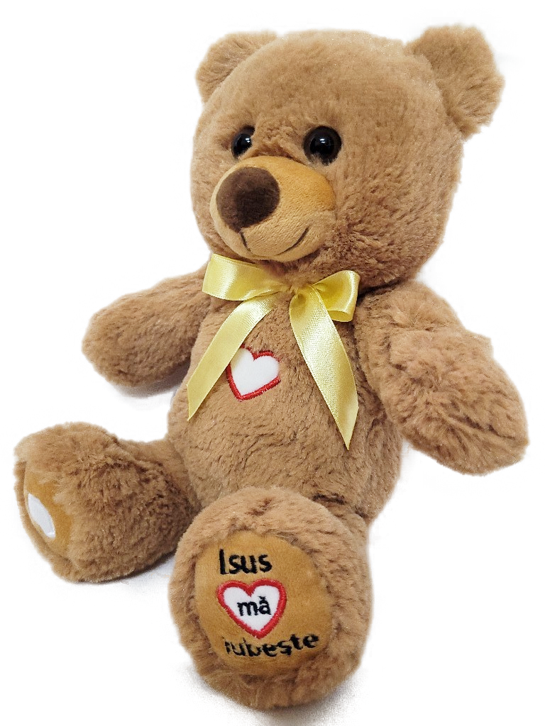 Ursuleț din pluș cu muzică creștină Ursuleț din pluș cu muzică creștină