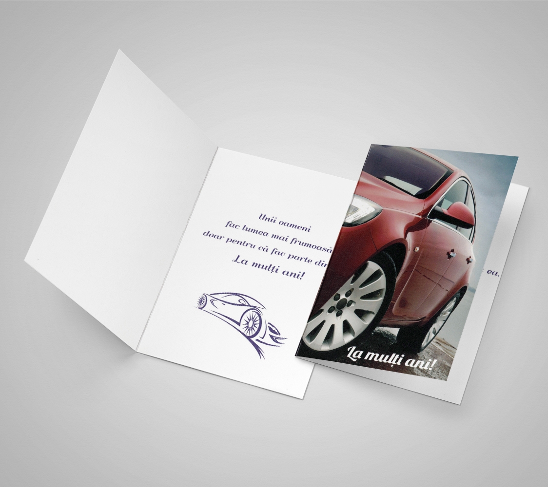 Felicitare - La multi ani  ( 16.5 cm x 11.5 cm  ) Felicitare - La multi ani  ( 16.5 cm x 11.5 cm  )