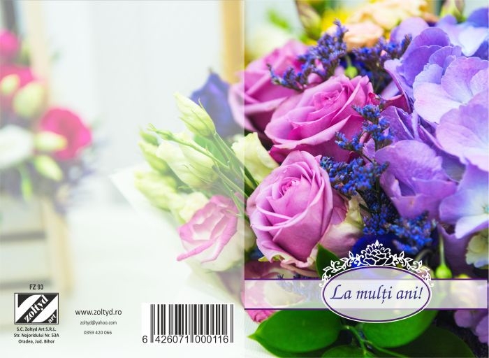 Felicitare  - La multi ani  ( 16.5 cm x 11.5 cm  ) Felicitare  - La multi ani  ( 16.5 cm x 11.5 cm  )