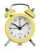 Ceas  cu alarma  RISO GALBEN  -  2X5X7cm Ceas  cu alarma  RISO GALBEN  -  2X5X7cm