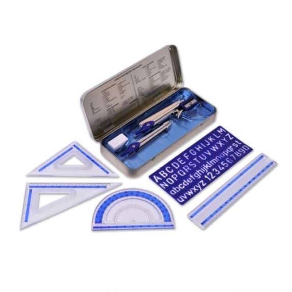 Trusa geometrie, 10 piese - STAEDTLER (Rechizite pentru scoala) Trusa geometrie, 10 piese - STAEDTLER (Rechizite pentru scoala)