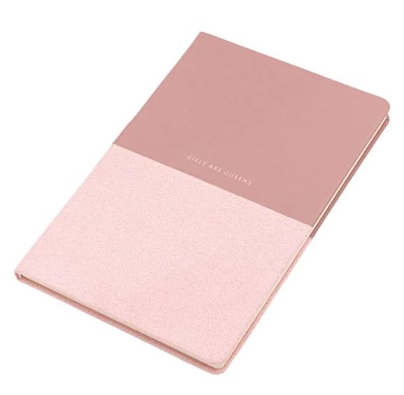 Carnet A5, roz - Girls are queens Carnet A5, roz - Girls are queens