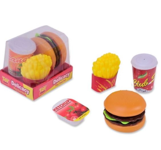 Set de joaca - Hamburger - Jucarii pentru copii (3+) Set de joaca - Hamburger - Jucarii pentru copii (3+)