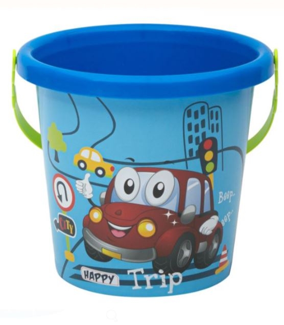 Jucarii pentru nisip - Galeata albastra - Masina (17x16 cm) Jucarii pentru nisip - Galeata albastra - Masina (17x16 cm)