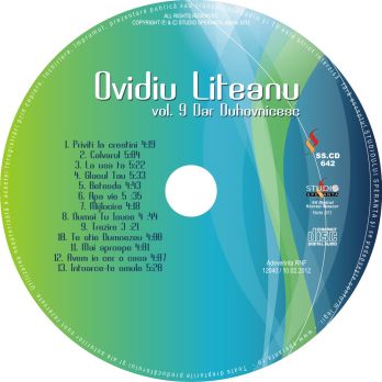 CD Ovidiu Liteanu - Dar duhovnicesc, vol.9