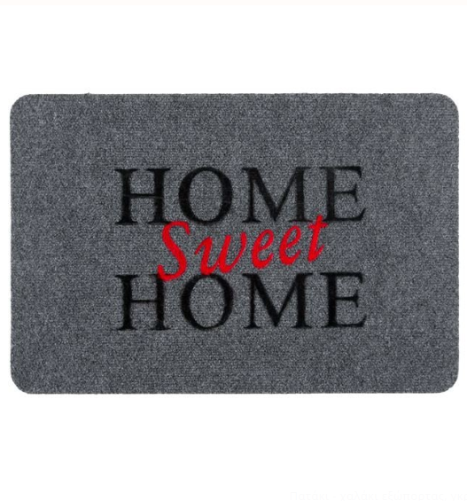 Covoras usa, gri - Home sweet Home Covoras usa, gri - Home sweet Home