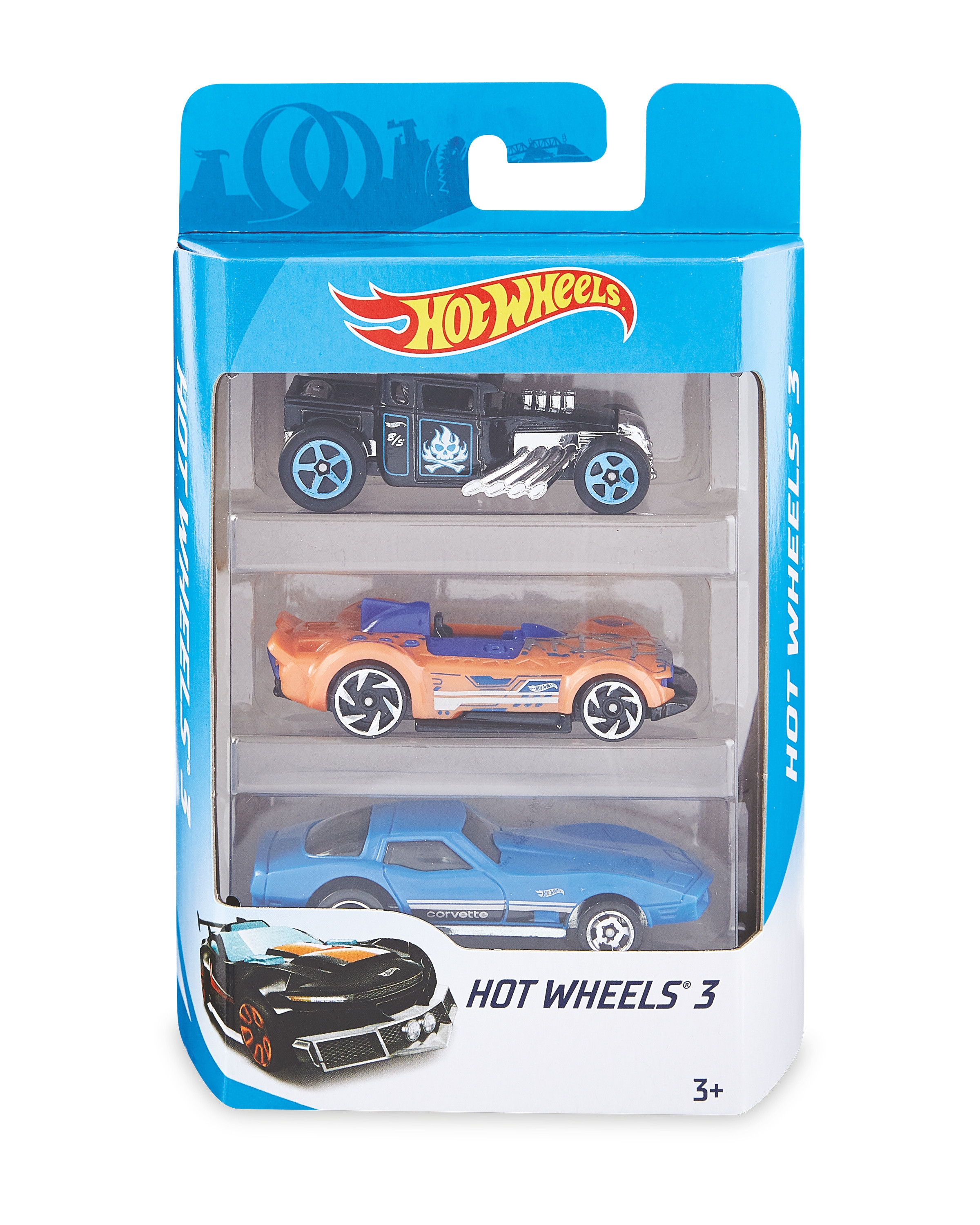 Set 3 Masini, Hot Wheels 3, Model 1 - Jucarii pentru copii