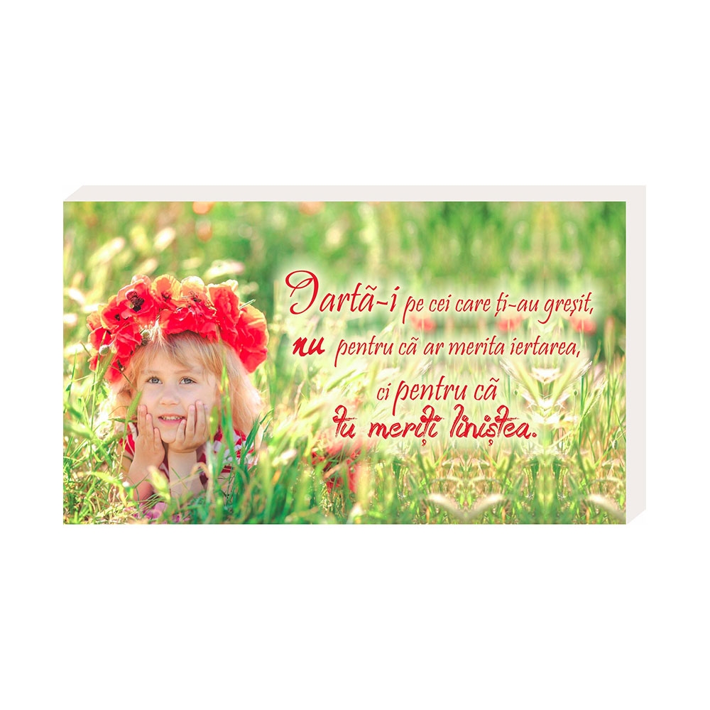 Placheta birou - Iartă-i pe cei care Placheta birou - Iartă-i pe cei care