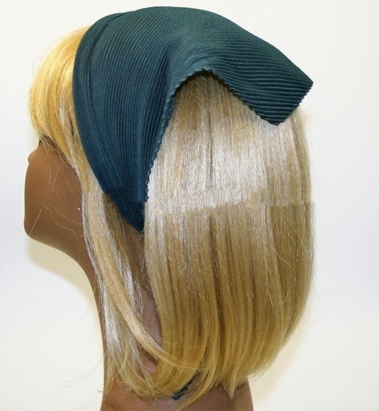 Batic plisat -  Gri petrol  (60x36 cm)