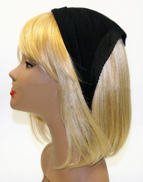 Batic plisat -  Negru (60x36 cm) Batic plisat -  Negru (60x36 cm)