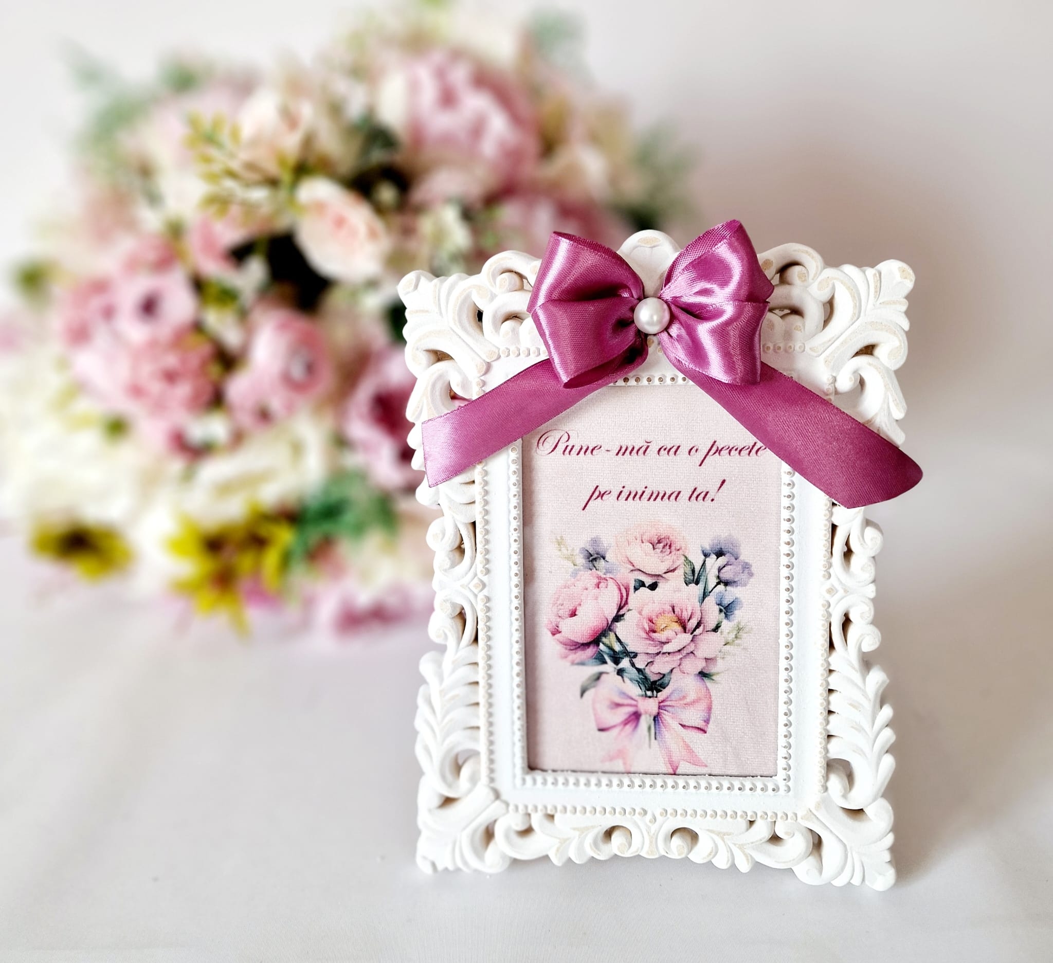 Rama foto handmade, din lemn - Pune-mă ca o pecete pe inima ta! Rama foto handmade, din lemn - Pune-mă ca o pecete pe inima ta!