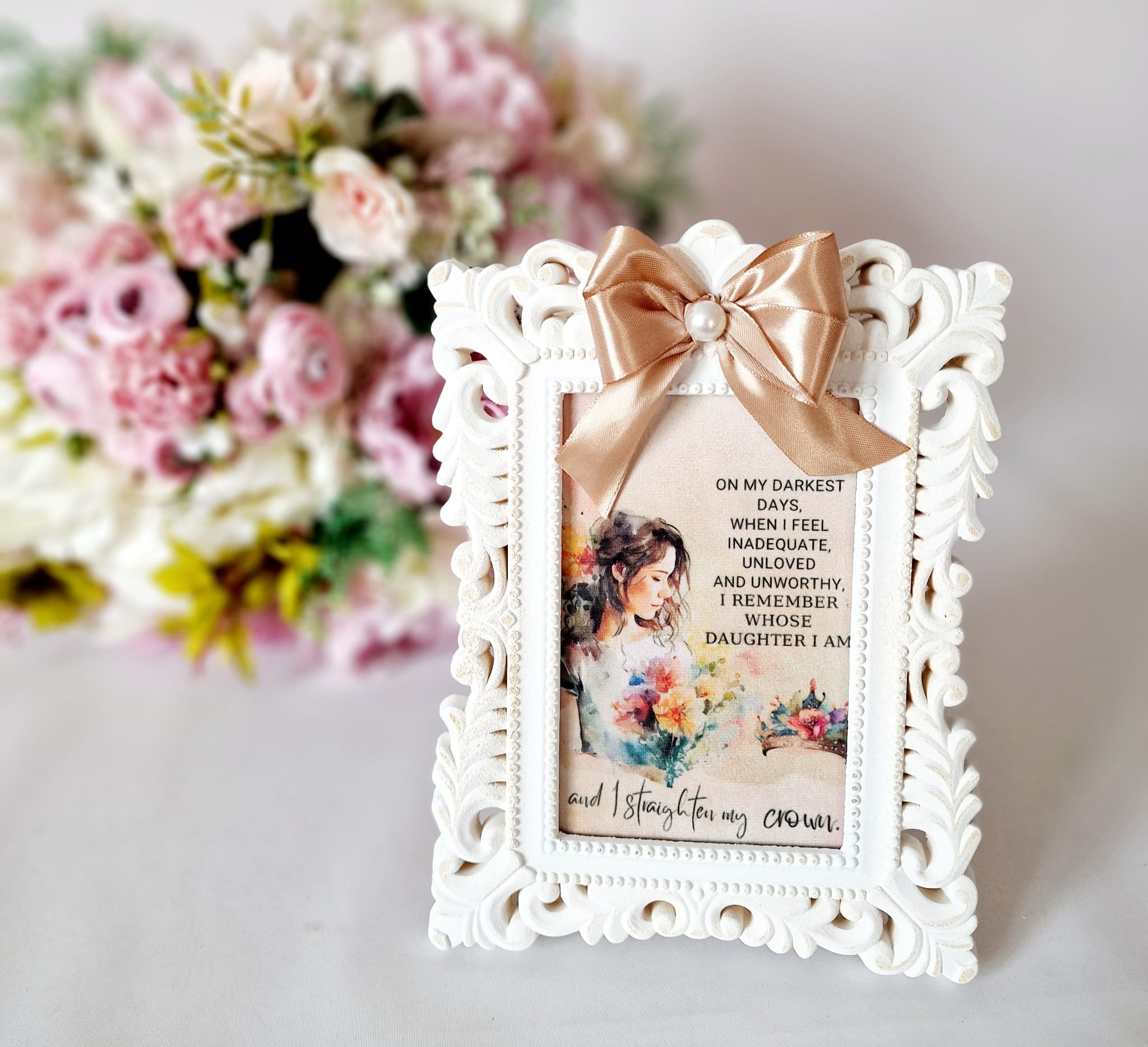 Rama foto handmade, din lemn - On my darkest days... Rama foto handmade, din lemn - On my darkest days...