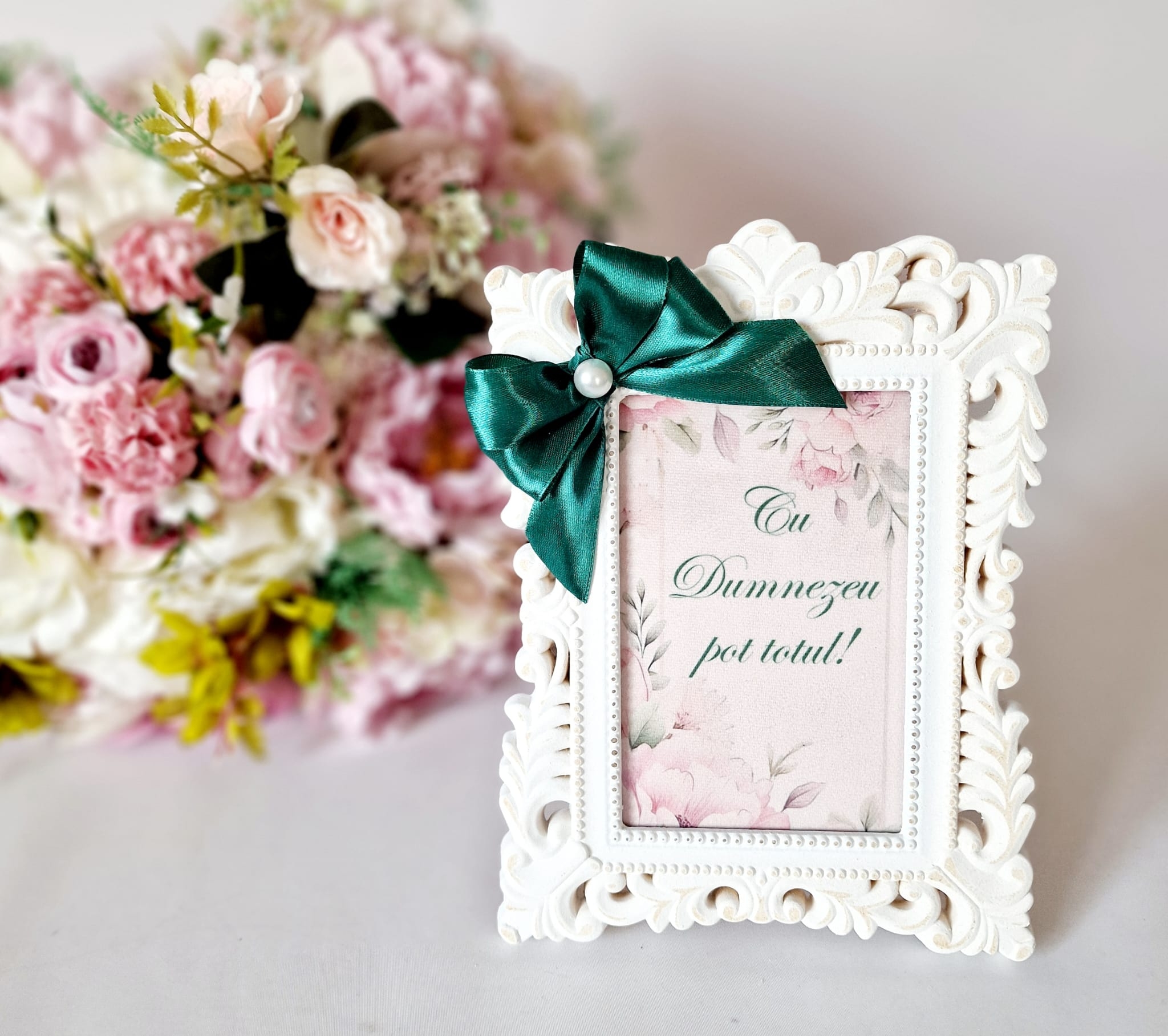 Rama foto handmade, din lemn - Cu Dumnezeu pot totul! Rama foto handmade, din lemn - Cu Dumnezeu pot totul!