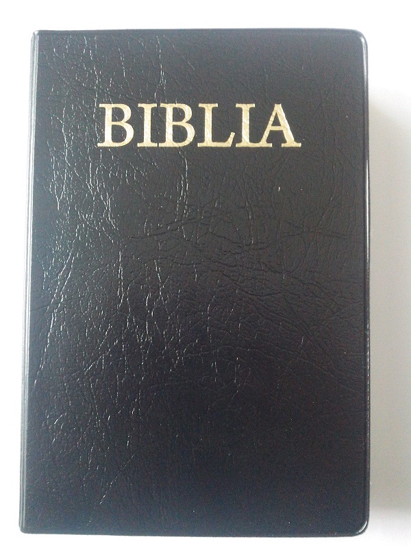 Biblia mica, neagra, cu coperta moale, cu trimiteri [CB 043 PVC]