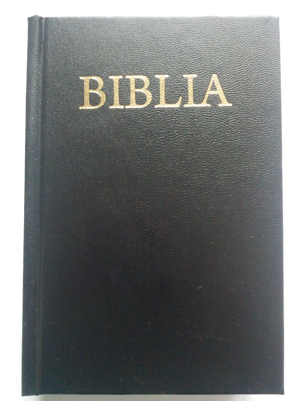 Biblia mica, neagra, cu coperta tare, cu trimiteri [043 CT]