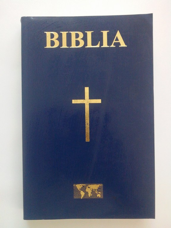 [ANTICARIAT] Biblia - Noul Testament cu Psalmi, Proverbe si Indrumari, coperta flexibila, albastra, traducere cornilescu