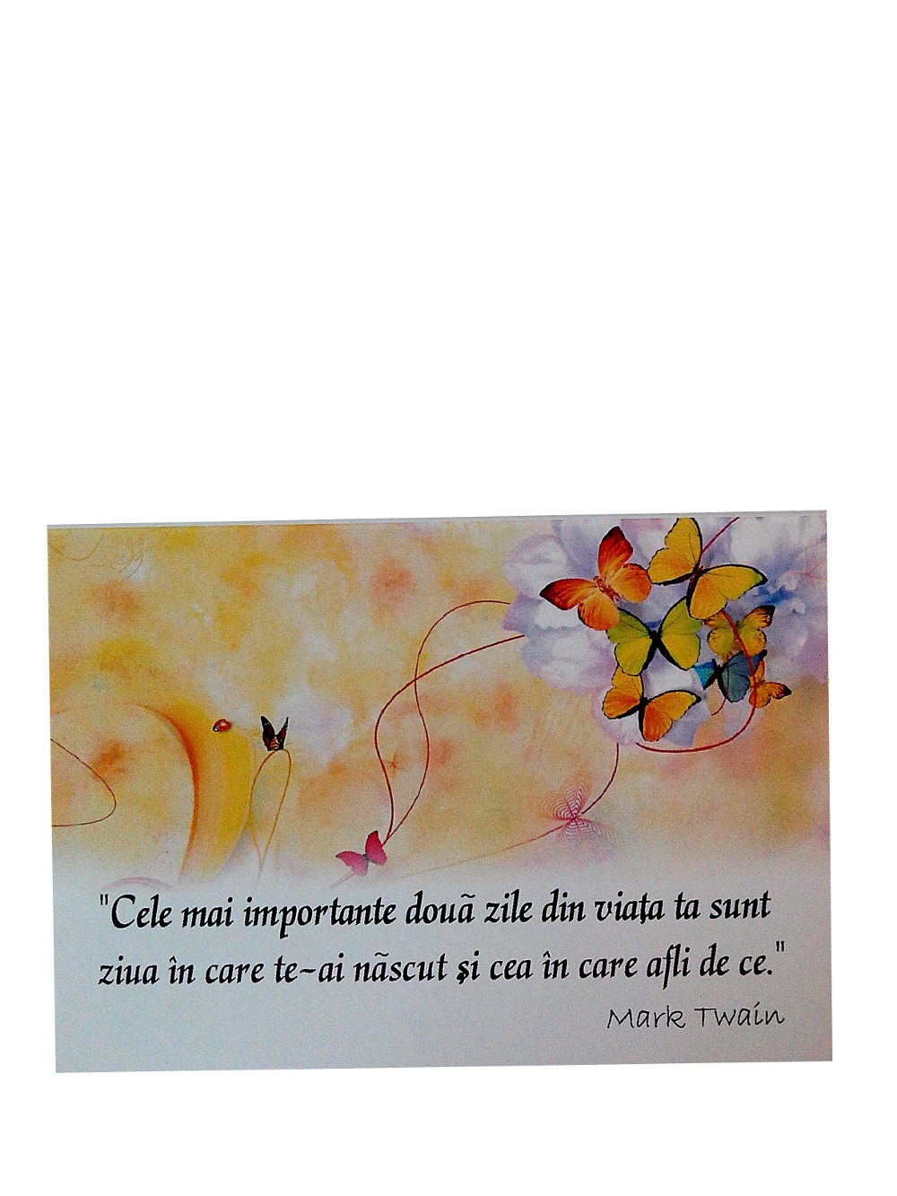 Felicitare A6 - Cele mai importante doua zile din viata ta sunt Felicitare A6 - Cele mai importante doua zile din viata ta sunt