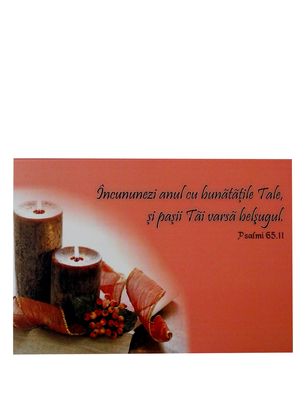 Felicitare A6 - Incununezi anul cu bunatatile Tale Felicitare A6 - Incununezi anul cu bunatatile Tale