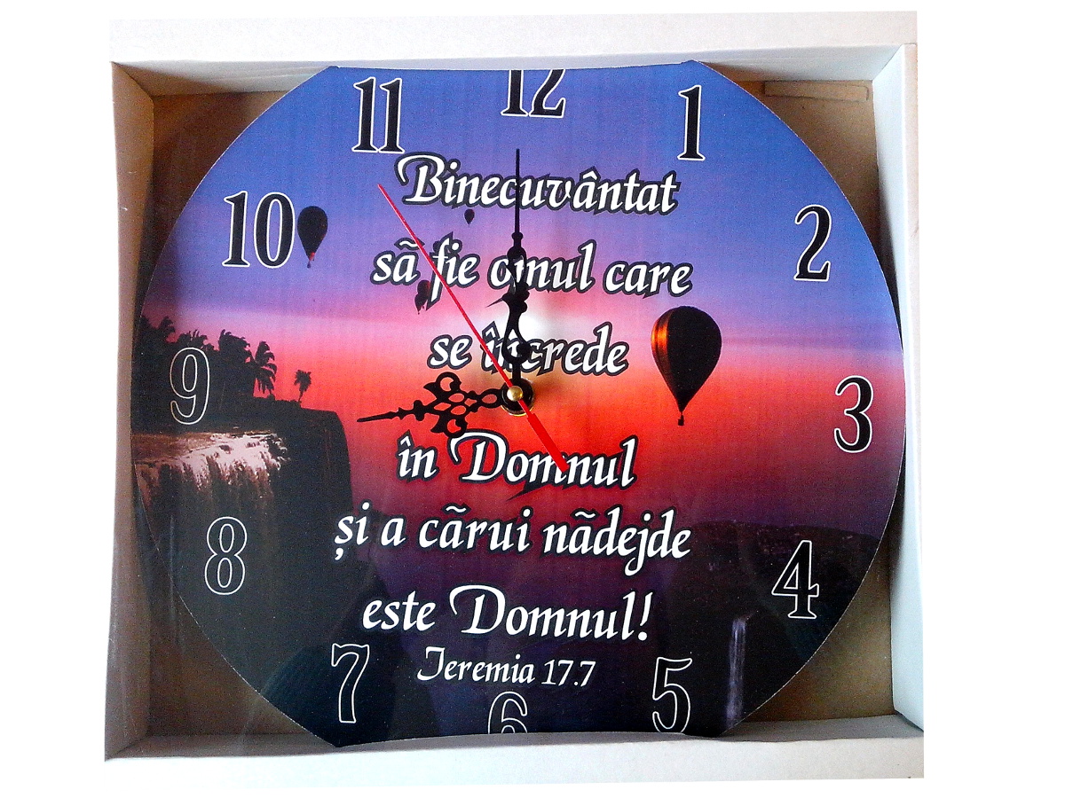 Ceas - Binecuvantat sa fie omul care se increde in Domnul Ceas - Binecuvantat sa fie omul care se increde in Domnul