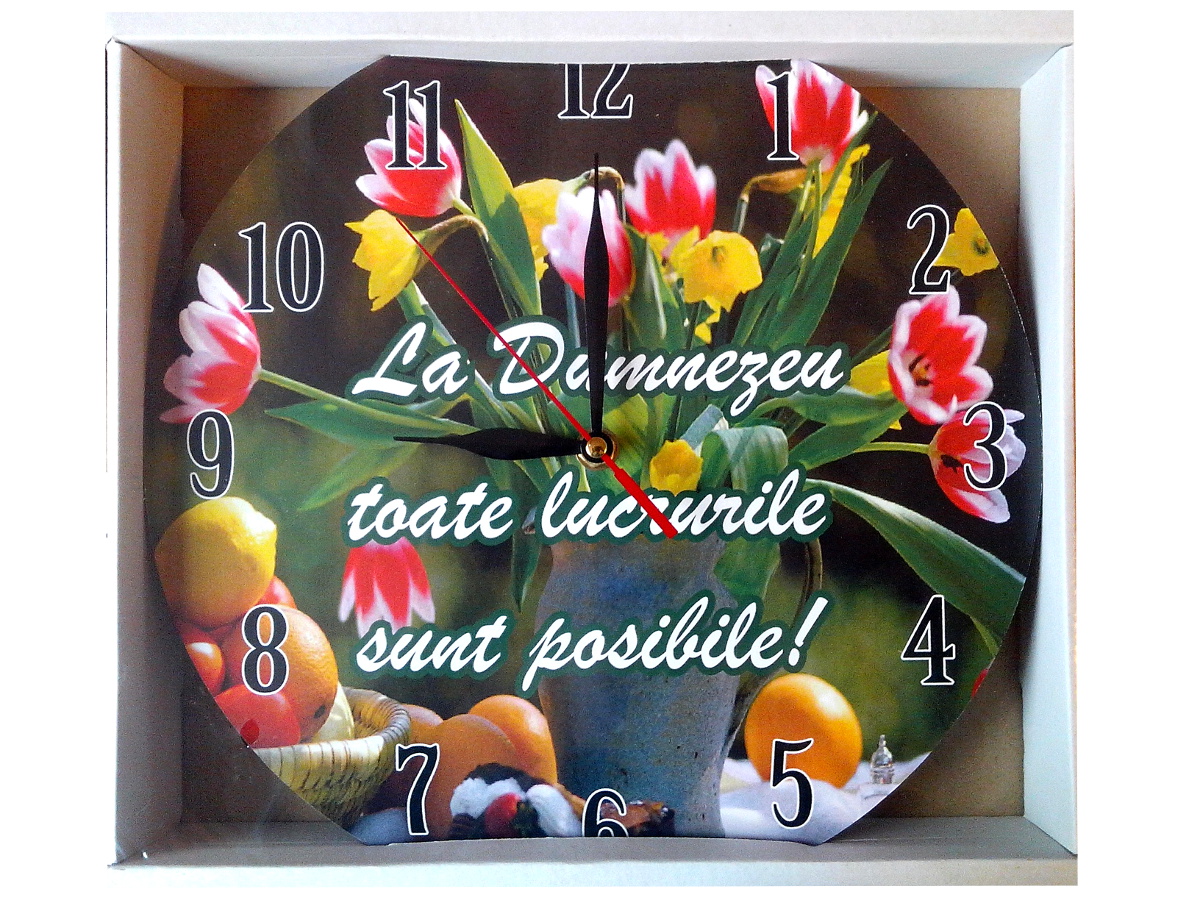 Ceas - La Dumnezeu toate lucrurile sunt posibile Ceas - La Dumnezeu toate lucrurile sunt posibile