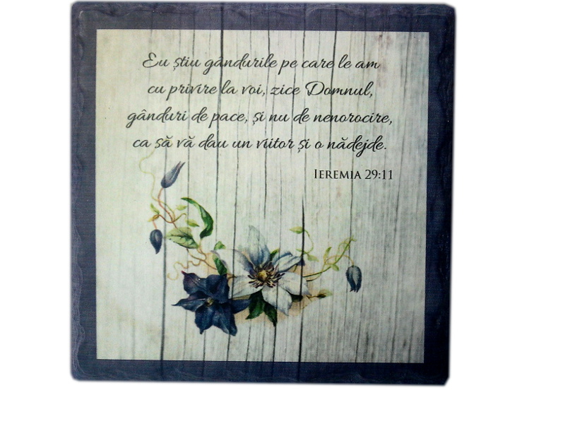 Aplica vintage patrata - Eu stiu gandurile pe care le am cu privire la voi Aplica vintage patrata - Eu stiu gandurile pe care le am cu privire la voi