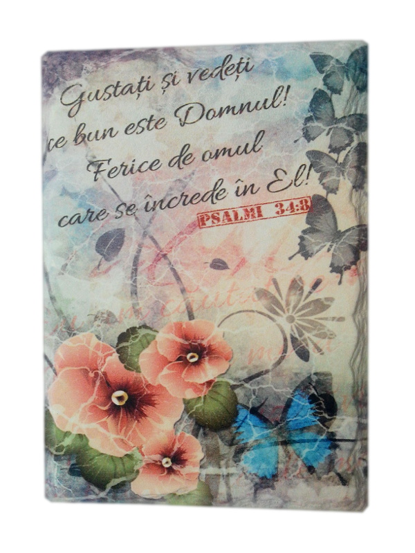 Aplica vintage dreptunghiulara - Gustati si vedeti ce bun este Domnul Aplica vintage dreptunghiulara - Gustati si vedeti ce bun este Domnul