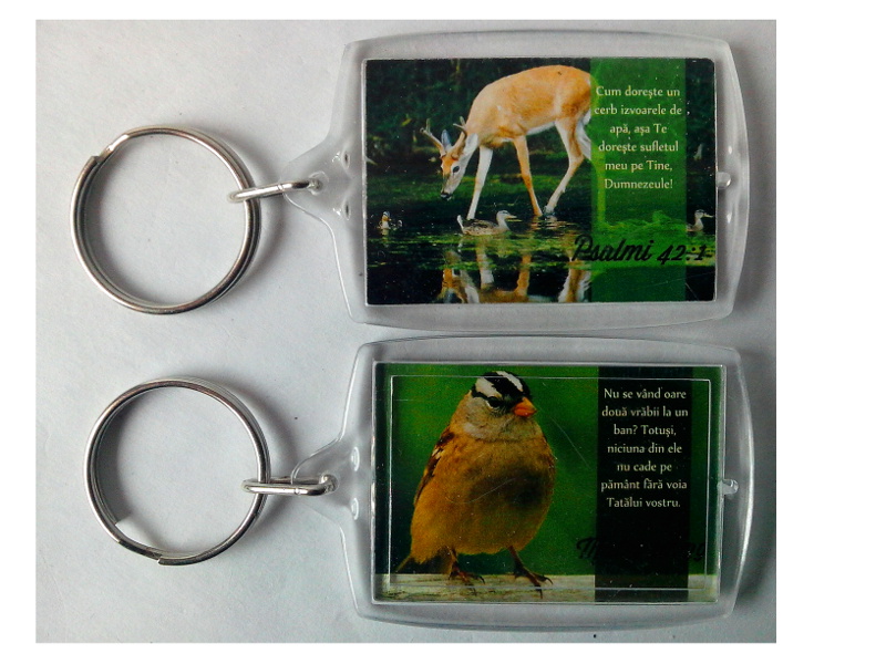 Breloc din plastic - Nu se vand/ Cum doreste un cerb Breloc din plastic - Nu se vand/ Cum doreste un cerb