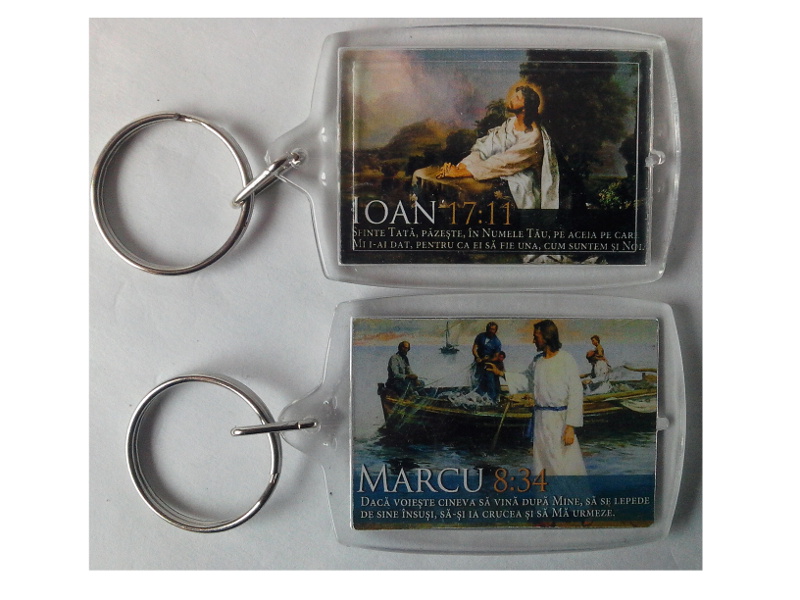 Breloc din plastic - Daca voieste cineva/ Sfinte Tata, pazeste Breloc din plastic - Daca voieste cineva/ Sfinte Tata, pazeste